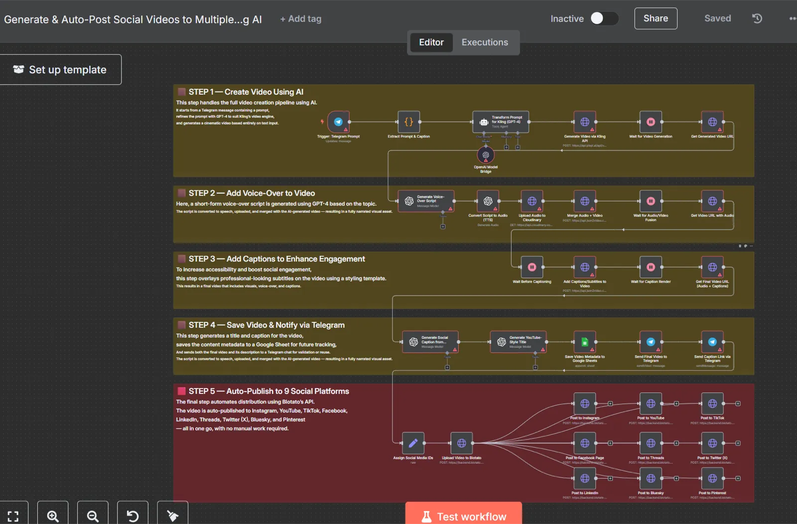 Dify Automations screenshot