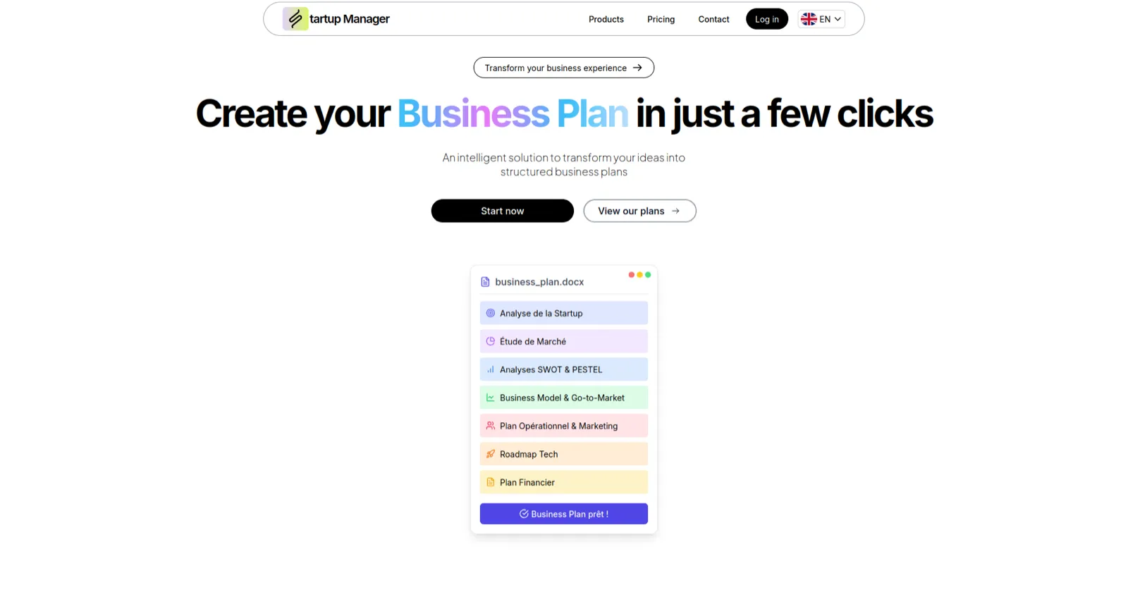Startup Manager screenshot